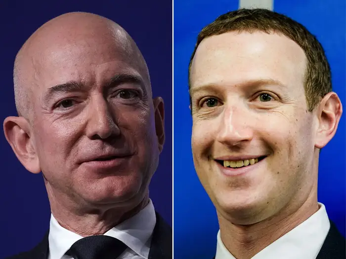Orang Kaya, Mark Zuckerberg dan Jeff Bezos